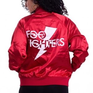Foo Fighters Official Merch -  Red Satin Jacket, Size Medium